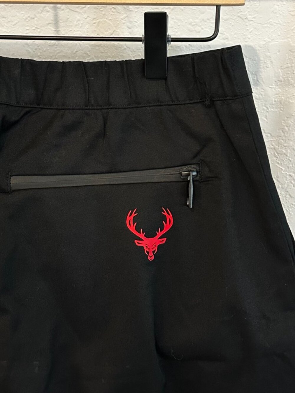 Bucked Up Men's Black Shorts NWT Logo Cotton - Picture 4 of 14